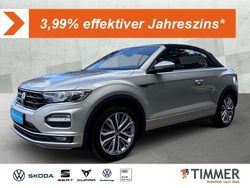 Schwarz Gebraucht 2021 VW T-Roc Cabriolet R-line Cabrio | 19.820 € (Guter Preis)