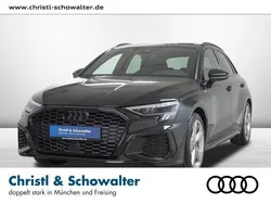 Mythosschwarz metallic Gebraucht 2024 Audi A3 Sportback S-Line Limousine | 39.984 € (Fairer Preis)