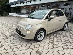 Beige cappuccino Gebraucht 2013 Fiat 500 Lounge Cabrio | 8.890 € (Fairer Preis)
