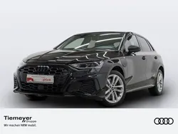 Mythosschwarz metallic Gebraucht 2023 Audi A3 Sportback e-tron S-Line Limousine | 33.240 € (Etwas zu teuer)
