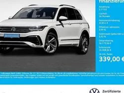 Pure white Gebraucht 2022 VW Tiguan R-line SUV | 35.984 € (Superpreis)