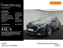 Mythosschwarz metallic Gebraucht 2024 Audi Q8 Sport SUV | 74.399 € (Etwas zu teuer)