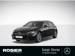 Schwarz / kosmosschwarz Gebraucht 2024 Mercedes A200 AMG Limousine | 34.890 € (Etwas zu teuer)