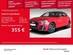 Rot Gebraucht 2024 Audi A1 Sportback S-Line Kleinwagen | 29.780 € (Fairer Preis)