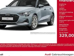 Grau Gebraucht 2024 Audi A3 Sportback Advanced Limousine | 35.550 € (Fairer Preis)