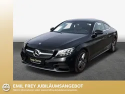 Schwarz Gebraucht 2023 Mercedes C180 AMG line Coupé | 39.880 € (Fairer Preis)