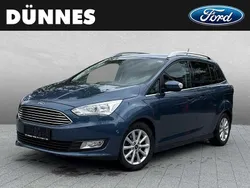 Blau (chromablau metallic) Gebraucht 2019 Ford Grand C-Max Titanium Van / Kleinbus | 15.520 € (Etwas zu teuer)