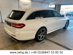 White metallic Gebraucht 2021 Mercedes E300 AMG line Kombi | 28.950 € (Guter Preis)