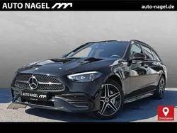 Schwarz Gebraucht 2024 Mercedes C300e AMG line Limousine | 43.900 € (Superpreis)