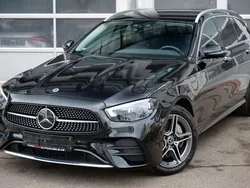 Schwarz Gebraucht 2021 Mercedes E300 AMG line Limousine | 25.900 € (Superpreis)