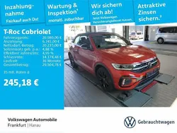 Kings red metallic schwarz Gebraucht 2022 VW T-Roc Cabriolet R-line Cabrio | 26.980 € (Fairer Preis)