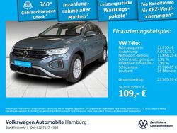 Blau Gebraucht 2024 VW T-Roc Life SUV | 21.970 € (Guter Preis)