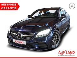 Blau Gebraucht 2019 Mercedes C220 AMG line Limousine | 28.950 € (Etwas zu teuer)
