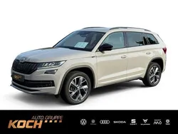 Stahlgrau Gebraucht 2020 Skoda Kodiaq SportLine SUV | 28.660 € (Etwas zu teuer)