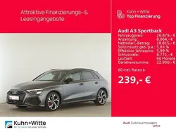 Daytonagrau perleffekt Gebraucht 2021 Audi A3 Sportback e-tron S-Line Limousine | 26.879 € (Fairer Preis)