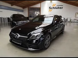 Schwarz Gebraucht 2019 Mercedes C220 AMG line Limousine | 25.500 € (Fairer Preis)