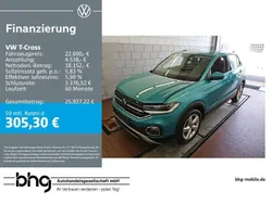 Grün Gebraucht 2021 VW T-Cross Style SUV | 22.190 € (Fairer Preis)