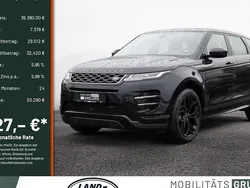 Schwarz Gebraucht 2021 Land Rover Range Rover evoque R-Dynamic SUV | 36.390 € (Fairer Preis)
