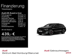 Schwarz Gebraucht 2025 Audi A6 e-tron S-Line Kombi | 83.830 € (Fairer Preis)