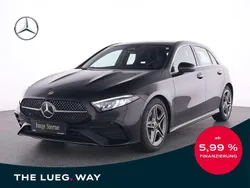 Metalliclack kosmosschwarz Gebraucht 2024 Mercedes A180 AMG Limousine | 29.999 € (Fairer Preis)