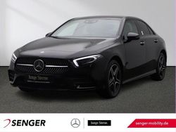 Unilack nachtschwarz Gebraucht 2022 Mercedes A250 AMG line Limousine | 28.970 € (Fairer Preis)