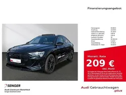Schwarz Gebraucht 2023 Audi e-tron S-Line SUV | 55.880 € (Fairer Preis)
