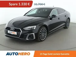 Schwarz Gebraucht 2020 Audi A5 Sportback S-Line Limousine | 30.370 € (Fairer Preis)