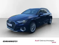 Blau Gebraucht 2024 Audi A3 Sportback Advanced Limousine | 30.490 € (Superpreis)