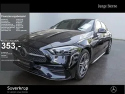 Schwarz unilack schwarz Gebraucht 2023 Mercedes C300e AMG Limousine | 42.280 € (Guter Preis)
