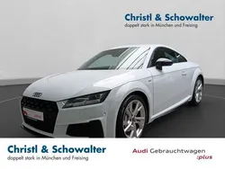 Gletscherweiß metallic Gebraucht 2023 Audi TT S-Line Coupé | 47.406 € (Etwas zu teuer)