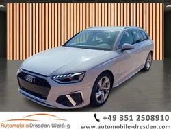 Weiß (metallic) Gebraucht 2024 Audi A4 S-Line Kombi | 35.980 € (Guter Preis)
