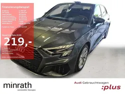 Grau Gebraucht 2024 Audi A3 Sportback S-Line Limousine | 32.439 € (Guter Preis)