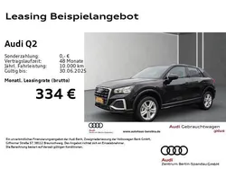 Brillantschwarz Gebraucht 2024 Audi Q2 Advanced Plus SUV | 27.629 € (Superpreis)