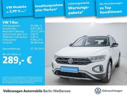 Weiß Gebraucht 2022 VW T-Roc Life SUV | 24.389 € (Guter Preis)