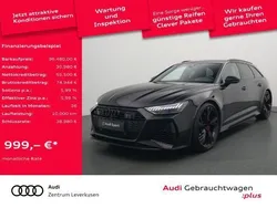 Mythosschwarz metallic Gebraucht 2022 Audi RS6 Ambiente Kombi | 96.480 € (Superpreis)