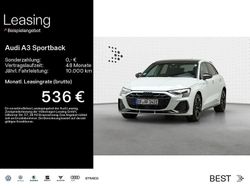 Gletscherweiß metallic Gebraucht 2025 Audi A3 Sportback e-tron S-Line Kleinwagen | 44.985 €