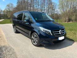 Blau Gebraucht 2018 Mercedes V250 Avantgarde Van / Kleinbus | 37.400 € (Superpreis)