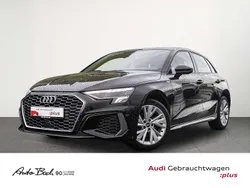 Mythosschwarz metallic Gebraucht 2021 Audi A3 S-Line Limousine | 21.970 € (Guter Preis)