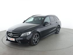 Schwarz Gebraucht 2018 Mercedes C300 AMG line Kombi | 24.610 € (Fairer Preis)