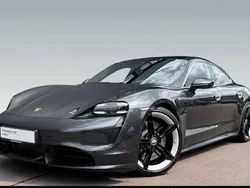 Vulkangraumetallic Gebraucht 2021 Porsche Taycan Turbo Limousine | 79.500 € (Superpreis)