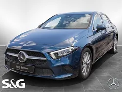 Denimblau metallic Gebraucht 2020 Mercedes A180 Progressive Limousine | 20.477 € (Fairer Preis)