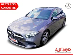 Grau Gebraucht 2018 Mercedes A200 AMG line Limousine | 23.990 € (Fairer Preis)
