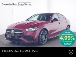 Rot Gebraucht 2024 Mercedes C180 AMG Limousine | 41.440 € (Etwas zu teuer)