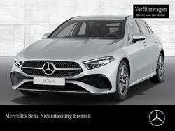 Silber Gebraucht 2023 Mercedes A250 AMG Limousine | 34.490 € (Fairer Preis)