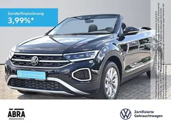 Schwarz Gebraucht 2024 VW T-Roc Cabriolet Style Cabrio | 24.750 € (Superpreis)