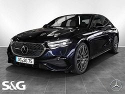 Metalliclack nautikblau Gebraucht 2025 Mercedes E220 AMG Limousine | 66.998 €
