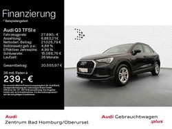 Mythosschwarz metallic Gebraucht 2022 Audi Q3 SUV | 27.890 € (Guter Preis)