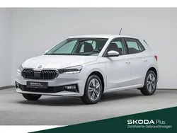 Moonweiß perleffekt/moonweiss metallic (metallic) Gebraucht 2023 Skoda Fabia Ambition Limousine | 21.999 € (Fairer Preis)