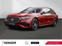 Rot Gebraucht 2024 Mercedes E300 AMG Kombi | 55.740 € (Fairer Preis)