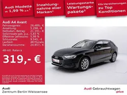 Mythosschwarz metallic Gebraucht 2023 Audi A4 Advanced Kombi | 26.489 € (Superpreis)